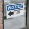 Signmission Pedestrians Use Door Sign, Vinyl Decal, 10in W x 7in L, 2PK OS-2PACK-NS-D-710-L-17169 - alternate 5